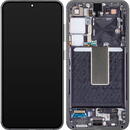 Piese si componente Display cu Touchscreen Samsung Galaxy S23 S911, cu Rama, Negru (Phantom Black), Service Pack GH82-30480A
