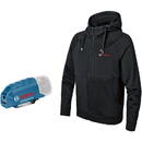 Bosch Heat+Jacket GHH 12+18V Solo size 2XL, work clothing (black, without battery and charger)