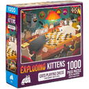 Asmodee Puzzle Exploding Kittens - Cats Playing Chess (1000 pieces)
