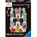 Ravensburger Wooden Puzzle Disney Mickey & Minnie (300 pieces)