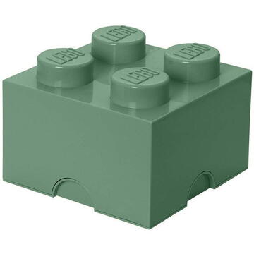 Room Copenhagen LEGO Storage Brick 4 sand green - RC40031747