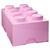 Room Copenhagen LEGO Storage Brick 8 light pink - RC40041738