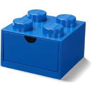 Room Copenhagen LEGO Desk Drawer 4 , storage box (blue, knobs)