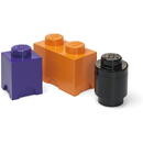 Room Copenhagen LEGO memory block multi pack 3 pieces, storage box (orange, size S)