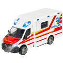 Majorette Mercedes-Benz Sprinter ambulance, toy vehicle (white/red)