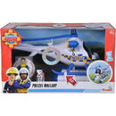 Simba Fireman Sam Police Wallaby, Toy Vehicle (White/Blue, With Light and Sound)