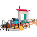 Schleich Horse Club horse box with mare and foal, toy figure