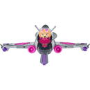Spinmaster Spin Master Paw Patrol: The Mighty Movie, Skye's Deluxe Superhero Jet incl. Skye Figure, Toy Vehicle (Silver/Pink)