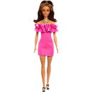 Mattel Barbie Fashionistas doll with pink ruffled dress