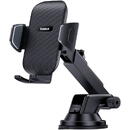 Baseus UltraControl pt. SmartPhone, fixare parbriz sau bord prin ventuza, negru