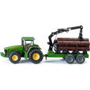 SIKU FARMER tractor with forest trailer, model vehicle