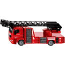 SIKU SUPER MAN fire brigade turntable ladder, model vehicle (red)