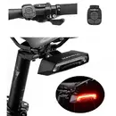 Rockbros LKWD-R1 rear bicycle light with laser - black