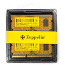 Memorie laptop SODIMM  Zeppelin, DDR3/1600  8GB (kit 2 x 4GB) low voltage, retail "ZE-SD3-8G1600V1.35-KIT"
