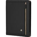 Wenger Amelie Women"s Zippered Padfolio with Tablet Pocket Black