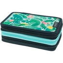 Herlitz TriCase Sweet Jungle, pencil case (green/dark blue, 31 pieces)