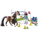 PLAYMOBIL 71355 Horses of Waterfall Zoe & Blaze with tournament course, construction toy