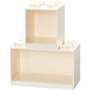 Room Copenhagen LEGO Brick Shelf 8+4, Set 41171735 (white, 2 shelves)