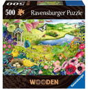 Ravensburger Wooden Puzzle Wild Garden (505 pieces)