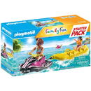 PLAYMOBIL 70906 Starter Pack Water Scooter with Banana Boat Construction Toy