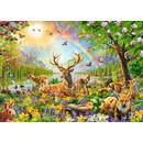 Ravensburger Childrens puzzle graceful deer family (200 pieces)