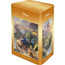 Schmidt Spiele Thomas Kinkade Studios: Disney - Beauty and the Beast in the nostalgic metal box, puzzle (500 pieces)