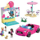 MegaBloks Mattel MEGA Barbie Convertible & Ice Cream Stand Construction Toy