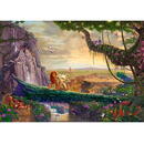 Schmidt Spiele Thomas Kinkade Studios: Disney Dreams Collection - The Lion King, Return to Pride Rock, Puzzle (6000 Pieces)