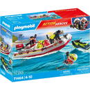 PLAYMOBIL 71464 City Action Fire Boat with Aqua Scooter, construction toy