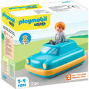 PLAYMOBIL 71323 1.2.3 Push & Go Car, construction toy