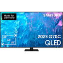 Televizor SAMSUNG GQ-85Q70C, QLED television (214 cm (85 inches), titanium, UltraHD/4K, HDMI 2.1, twin tuner, 100Hz panel)