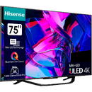 Televizor Hisense 75U7KQ, LED TV - 75 - silver, UltraHD/4K, triple tuner, HDR10+, WLAN, LAN, Bluetooth, 120Hz panel