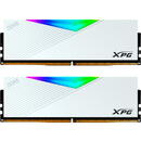 Memorie ADATA DDR5 - 64GB - 6400 - CL - 32 (2x 32 GB) dual kit, RAM (white, AX5U6400C3232G-DCLARWH, Lancer RGB, INTEL XMP)