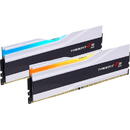Memorie G.Skill DDR5 - 48GB - 8200 - CL - 40 (2x 24 GB) dual kit, RAM (white, F5-8200J4052F24GX2-TZ5RW, Trident Z5 RGB, INTEL XMP)