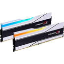 Memorie G.Skill DDR5 - 48GB - 6400 - CL - 32 (2x 24 GB) dual kit, RAM (white, F5-6400J3239F24GX2-TZ5NRW, Trident Z5 NEO RGB, AMD EXPO)