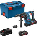 Bosch cordless hammer drill GBH 36 VF-LI Plus Professional (blue/black, 2x Li-ion battery 6.0Ah, in L-BOXX)