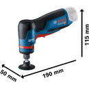 Bosch cordless straight grinder GWG 12V-50 S Professional solo (blue/black, without battery and charger)