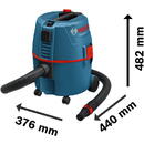 Bosch GAS 20 L SFC, wet/dry vacuum cleaner (blue)