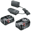 Bosch starter set 18V (PBA 2.0Ah + PBA 4.0Ah + AL 18V-20), charger (black, 2x battery + charger, POWER FOR ALL ALLIANCE)