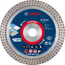 Bosch diamond cutting disc Expert HardCeramic, 76mm (bore 10mm, for mini angle grinder)