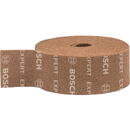 Bosch Expert fleece roll N880 coarse A, 115mmx10m, sanding sheet (brown, 10 meter roll, for hand sanding)