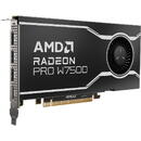 Placa video AMD Radeon PRO W7500 8GB, graphics card (RDNA 3, 4x DisplayPort 2.1)