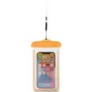 Husa Hurtel PVC waterproof phone case with lanyard - orange