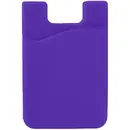 Husa Hurtel Self-adhesive card case for the back of the phone - purple