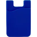 Husa Hurtel Self-adhesive card case for the back of the phone - blue