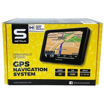 GPS 5.0" SERIOUX  URBANPILOT UPQ500