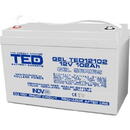 Ted Electric Acumulator AGM VRLA 12V 102A GEL Deep Cycle 328mm x 172mm x h 214mm F12 M8 TED Battery Expert Holland TED003492 (1)