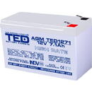 Ted Electric Acumulator AGM VRLA 12V 7,1A High Rate 151mm x 65mm x h 95mm F2 TED Battery Expert Holland TED003300 (5)
