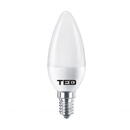 Ted Electric Bec LED lumanare E14 230V 7W 6400K C37 530lm TED001191
