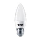 Ted Electric Bec LED lumanare E27 230V 7W 6400K C37 530lm TED001214